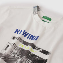 Load image into Gallery viewer, White Graphic Printed Relaxed Fit T-Shirt
