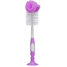 Load image into Gallery viewer, Baby Bottle Cleaning Brush - Green, Orange, Purple, Pink
