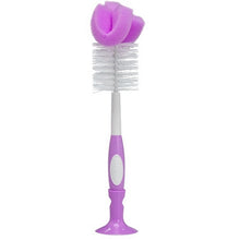 Load image into Gallery viewer, Baby Bottle Cleaning Brush - Pink, Green, Orange, Purple
