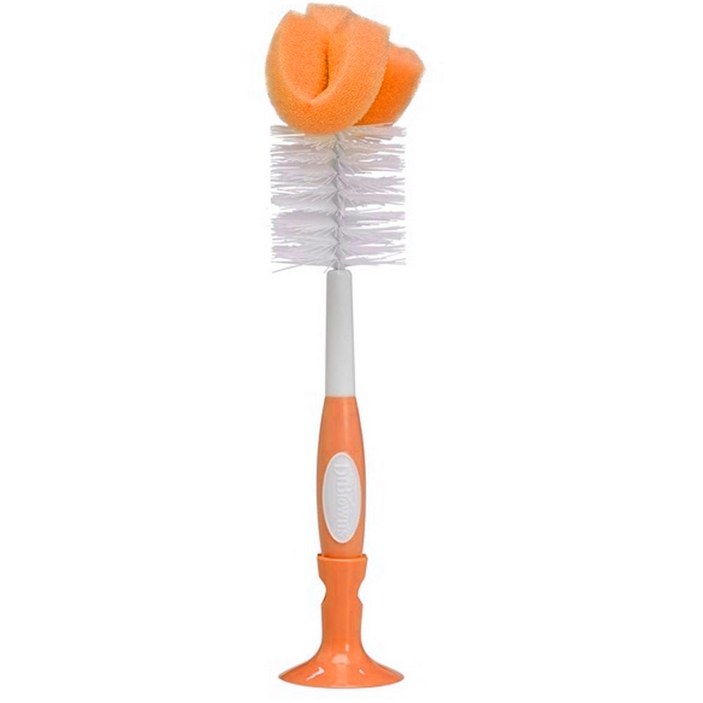 Baby Bottle Cleaning Brush - Green, Orange, Purple, Pink