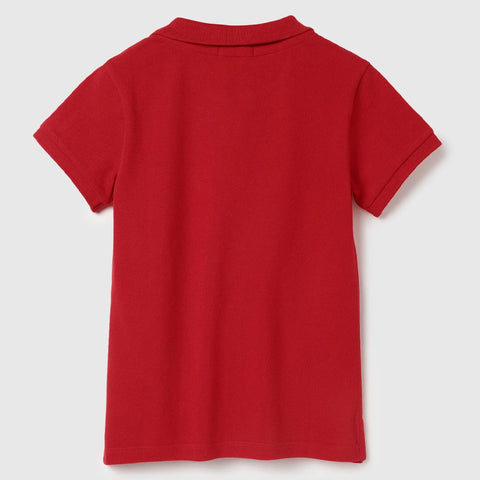 Red United Colors Of Benetton Polo T-Shirt