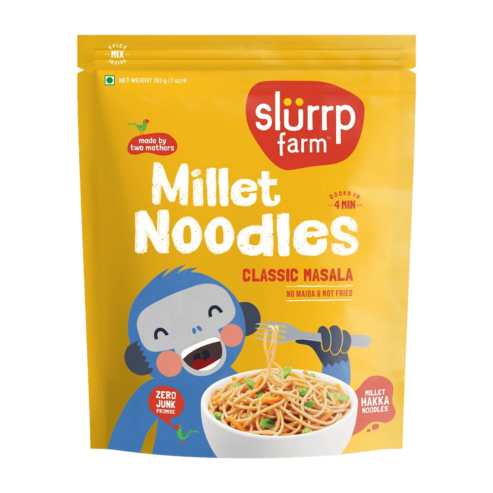 Slurrp Farm Millet Noodles Classic - 192gm