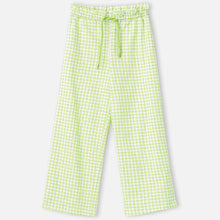 Load image into Gallery viewer, Green Checkered Regular Fit Trousers
