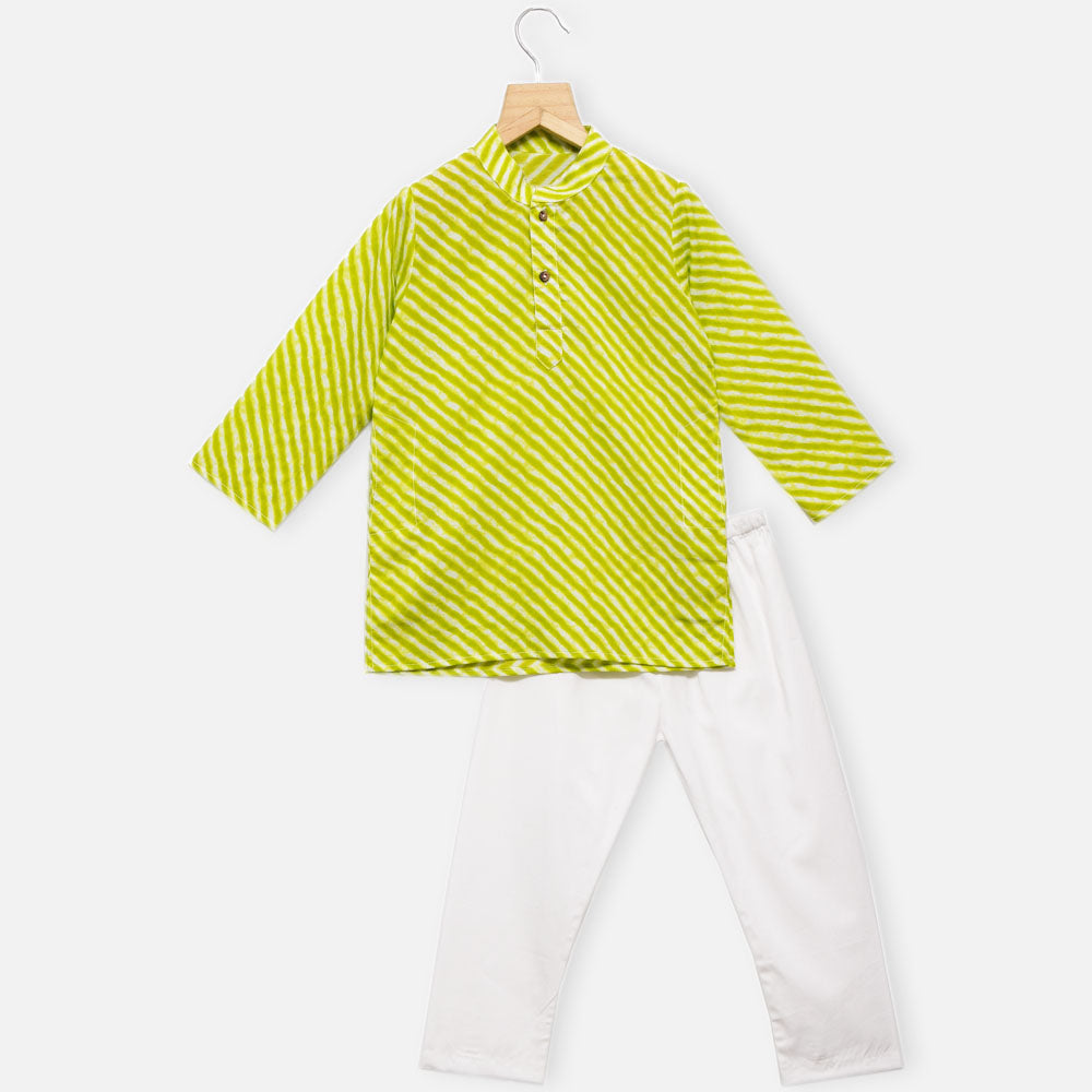 Leheriya Kurta Pajama Set
