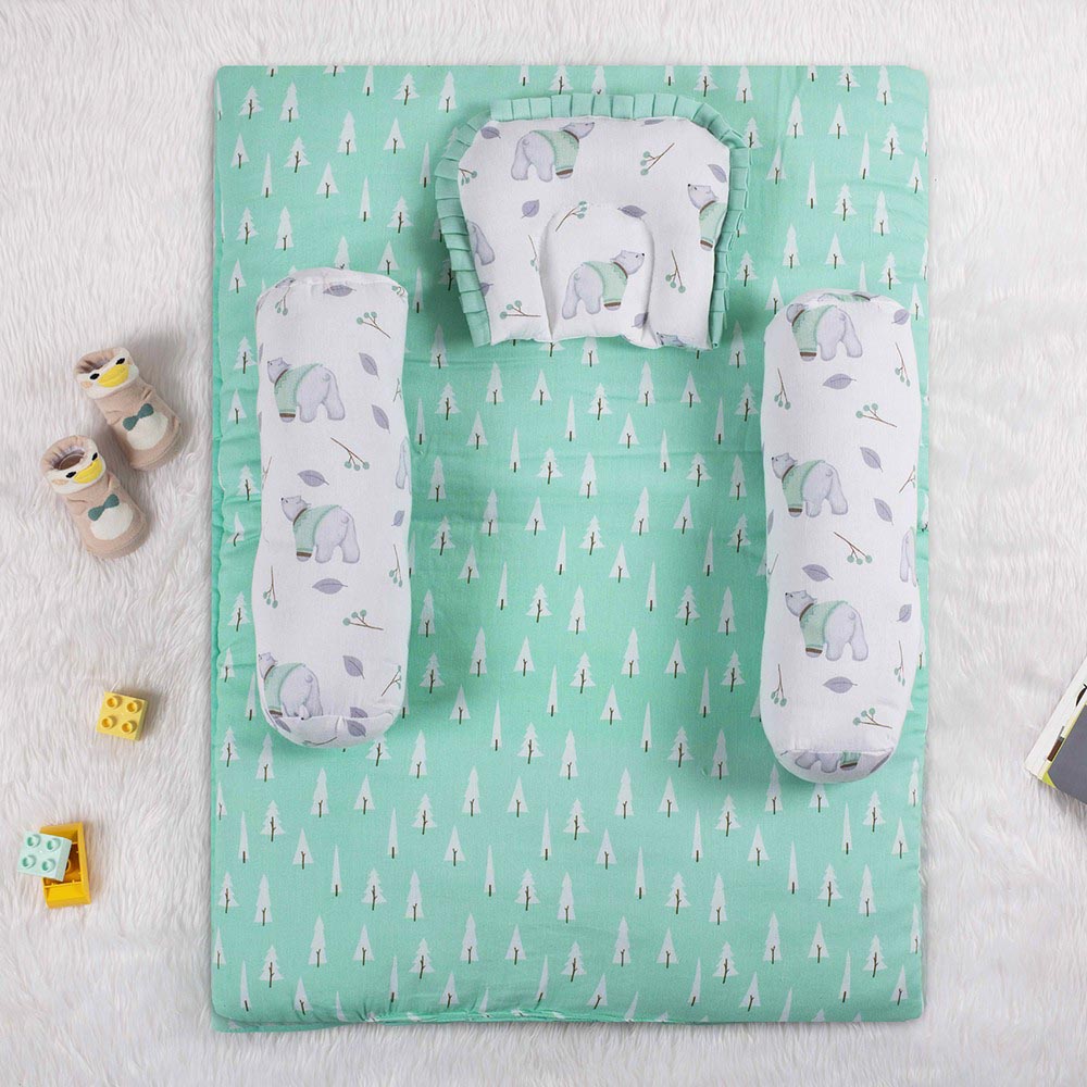 Green Arctic Organic Cotton Mattress Set