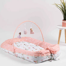 Load image into Gallery viewer, Pink Fairytale Reversible Baby Nest
