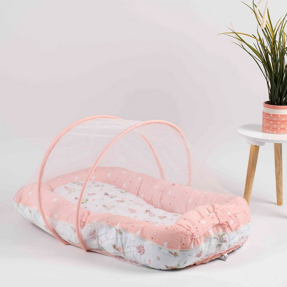 Pink Fairytale Reversible Baby Nest