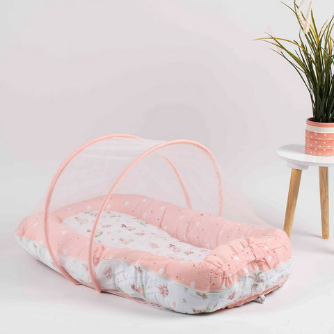 Pink Fairytale Reversible Baby Nest