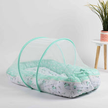 Load image into Gallery viewer, Green Arctic Reversible Baby Nest

