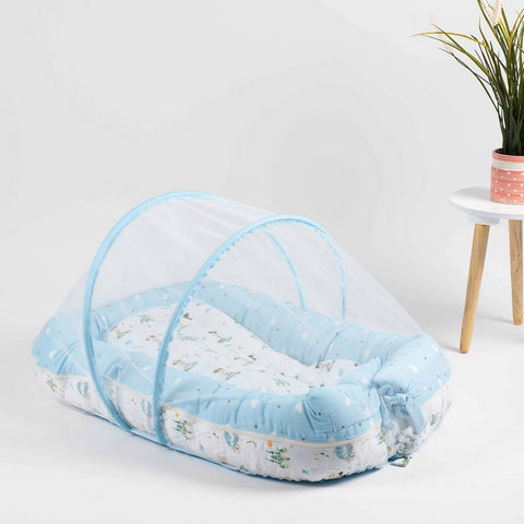 Blue The Little Prince Reversible Baby Nest