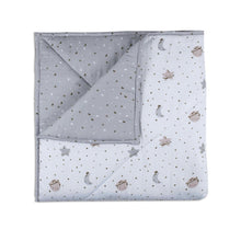 Load image into Gallery viewer, Grey Starry Nights Organic Reversible Quilt
