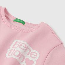 Load image into Gallery viewer, Pink Benetton Regular Fit Round Sweatshirts
