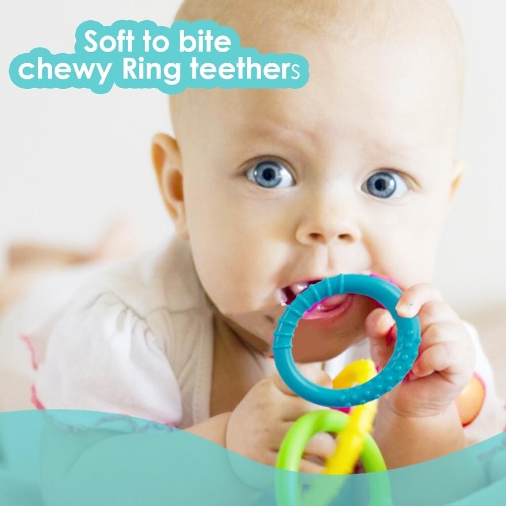 Ring Shape Soft Silicone Teether