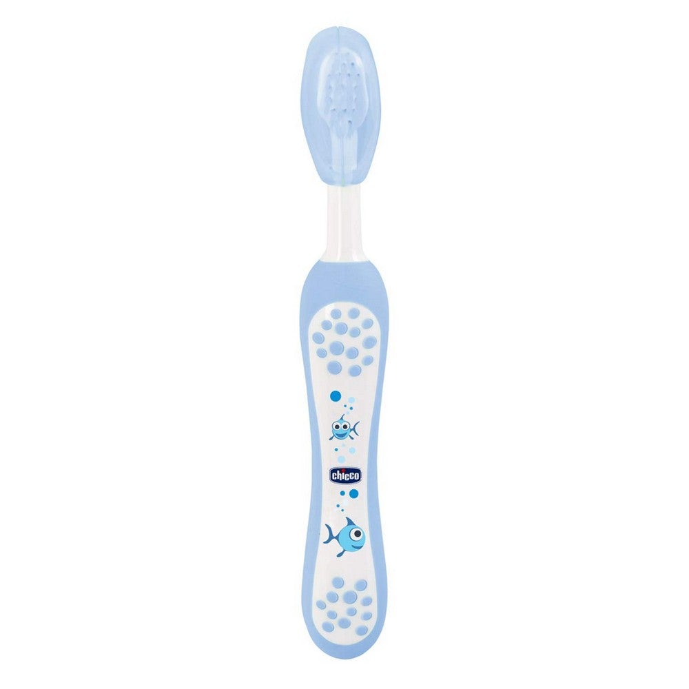 Blue Fish Printed Toothbrush