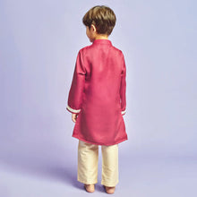 Load image into Gallery viewer, Maroon Embellished Kurta With Pajama
