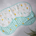 Sea Green Horizon Organic Burp Cloths- Set Of 2