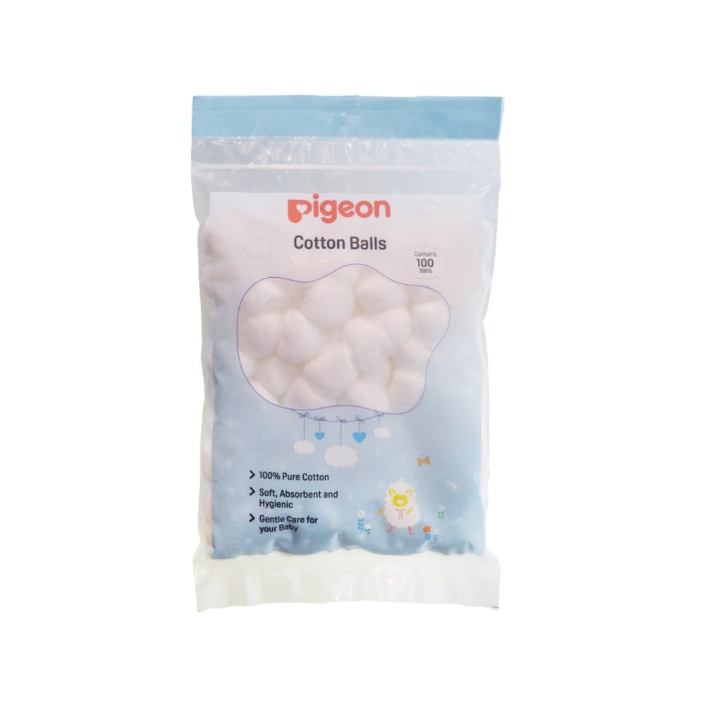 Pigeon Baby Cotton Balls- 100 Pieces