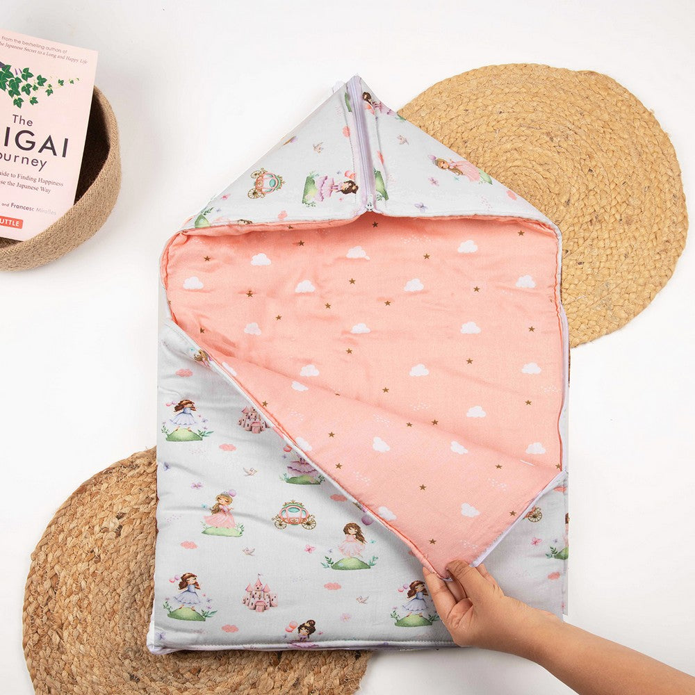Pink Fairytale Multi Functional Organic Cotton Carry Nest