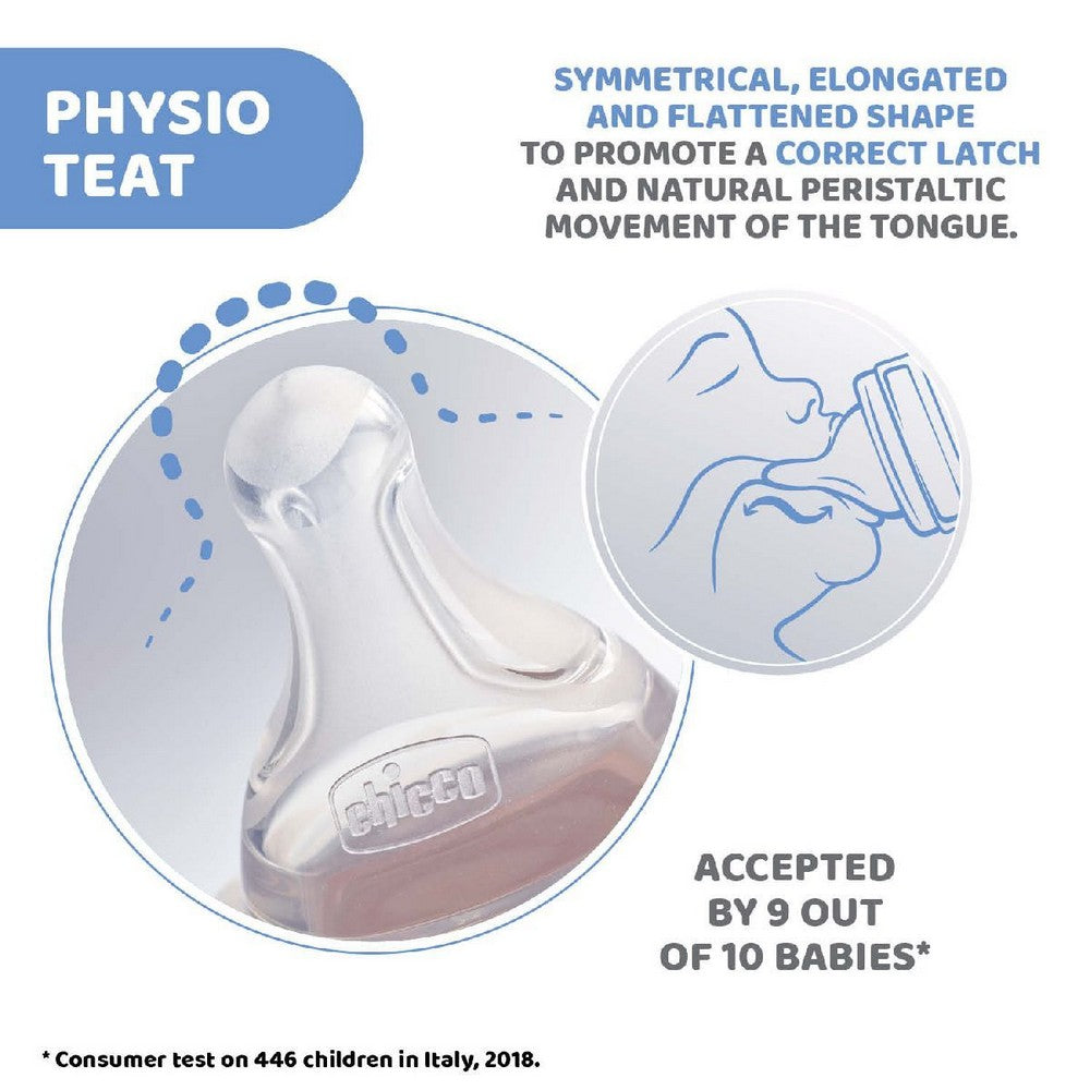 Physio Anti-Colic Medium Flow Teats Pack Of 2 (2Months+)
