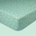 Green Pines Organic Fitted Cot Sheet
