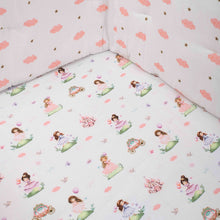 Load image into Gallery viewer, Princess Theme Organic Fitted Cot Sheet

