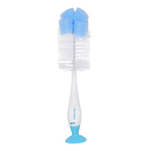 Load image into Gallery viewer, Bottle And Nipple Cleaning Brush With Suction Base
