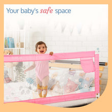 Load image into Gallery viewer, Blue Comfy Baby Bed Rail

