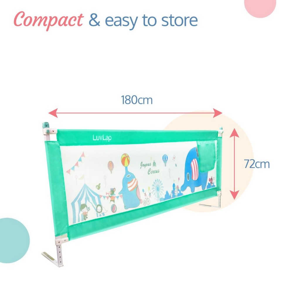 Blue Comfy Baby Bed Rail