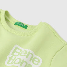 Load image into Gallery viewer, Green Benetton Regular Fit Round Sweatshirts
