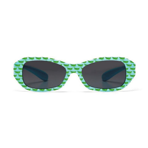 Blue Crocodile Printed Sunglasses