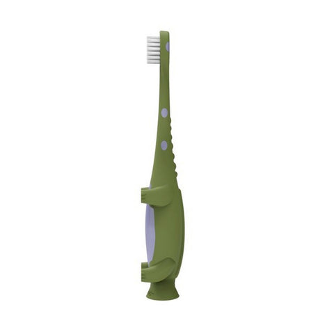 Dr Brown Green Dinosaur Toddler Toothbrush