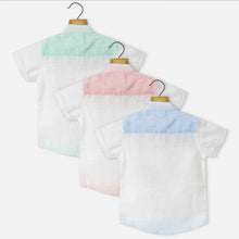 Load image into Gallery viewer, White Cotton Half Sleeves Shirt
