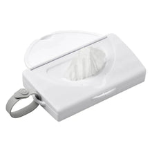 Load image into Gallery viewer, White On-The-Go Baby Wipes Dispenser
