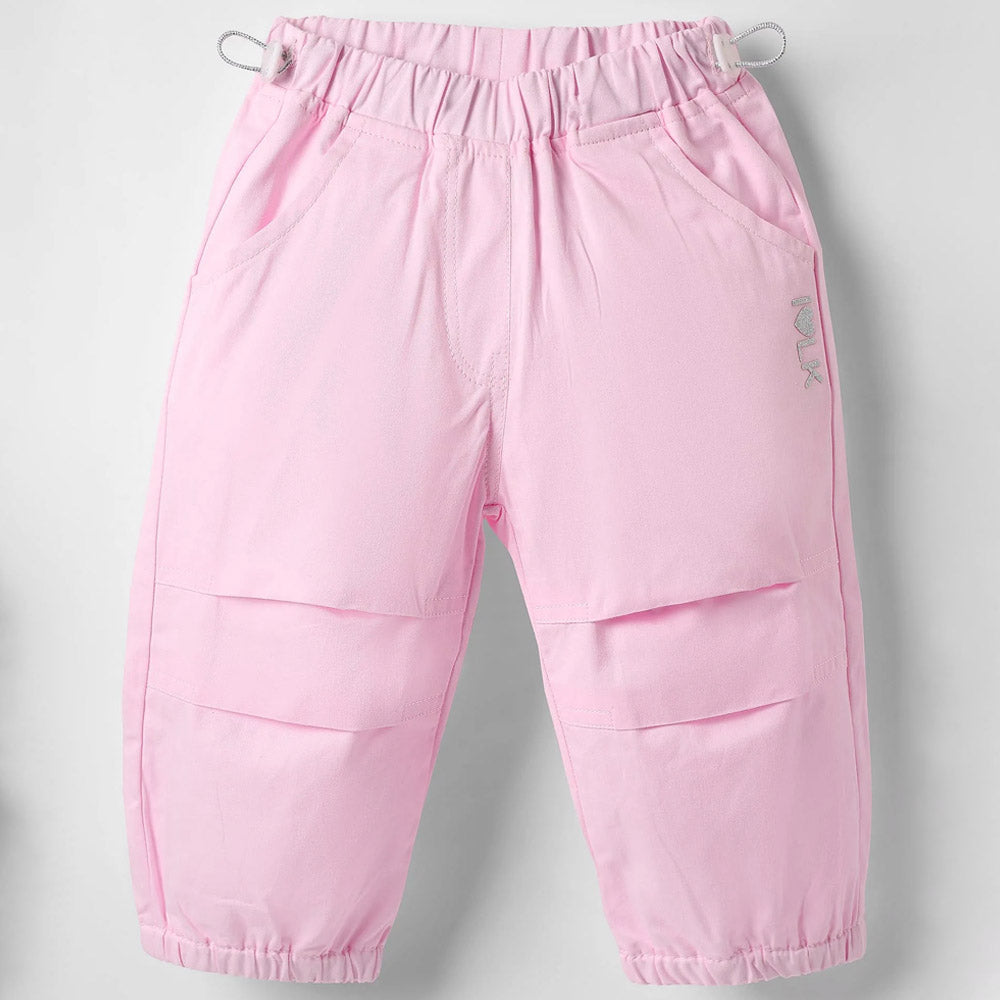 Elasticated Waist Joggers - Pink, White, Yellow
