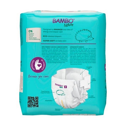 Size 4 Bambo Nature Diaper - 24 Pieces (7-14 kg)