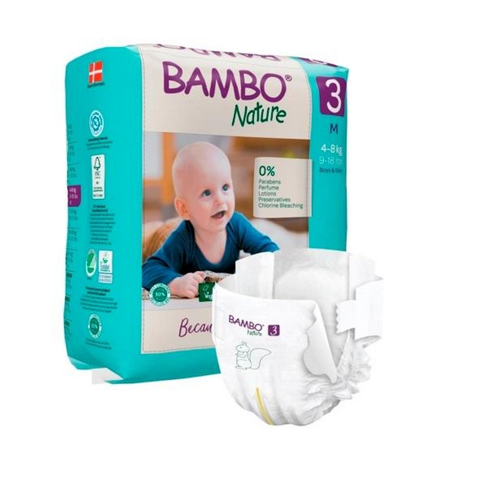 Size 3 Bambo Nature Diaper - 28 Pieces(4-8 kg)