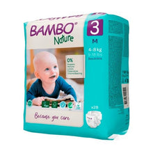Load image into Gallery viewer, Size 3 Bambo Nature Diaper - 28 Pieces(4-8 kg)
