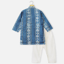 Load image into Gallery viewer, Blue Sequins Embroidered Full Sleeves Kurta With Pajama
