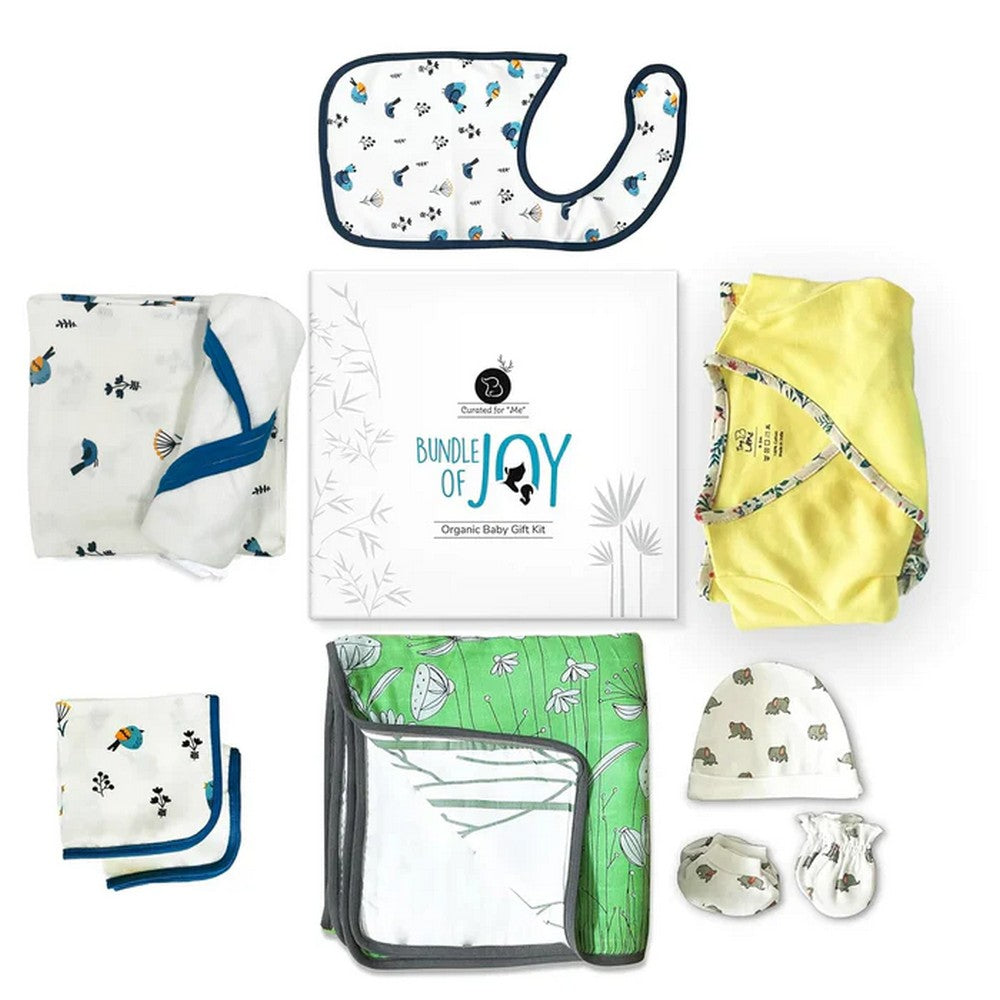 Spring Flower Theme Infant Essentials Jumbo Cotton Gift Pack- Pack Of 10