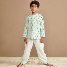 Load image into Gallery viewer, Green Lion Theme Full Sleeves Pyjama Set
