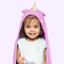 Load image into Gallery viewer, Pink Unicorn Hooded Towel
