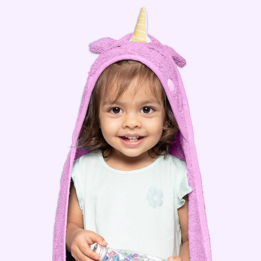 Pink Unicorn Hooded Towel