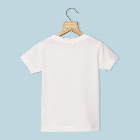 White Independence Day Peinted T-Shirt