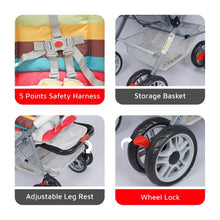 Load image into Gallery viewer, Rainbow Lollipop Lite Strollers &amp; Prams
