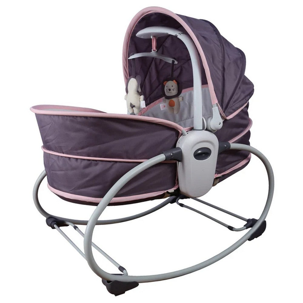 Pink 5 in 1 Rocker & Bassinet