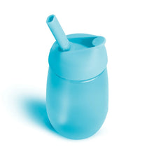 Load image into Gallery viewer, Blue Simple Clean Straw Cup- 296ml
