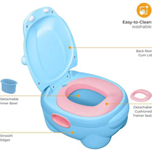 Load image into Gallery viewer, Hippo Baby Potty Training Seat With PU Cushion
