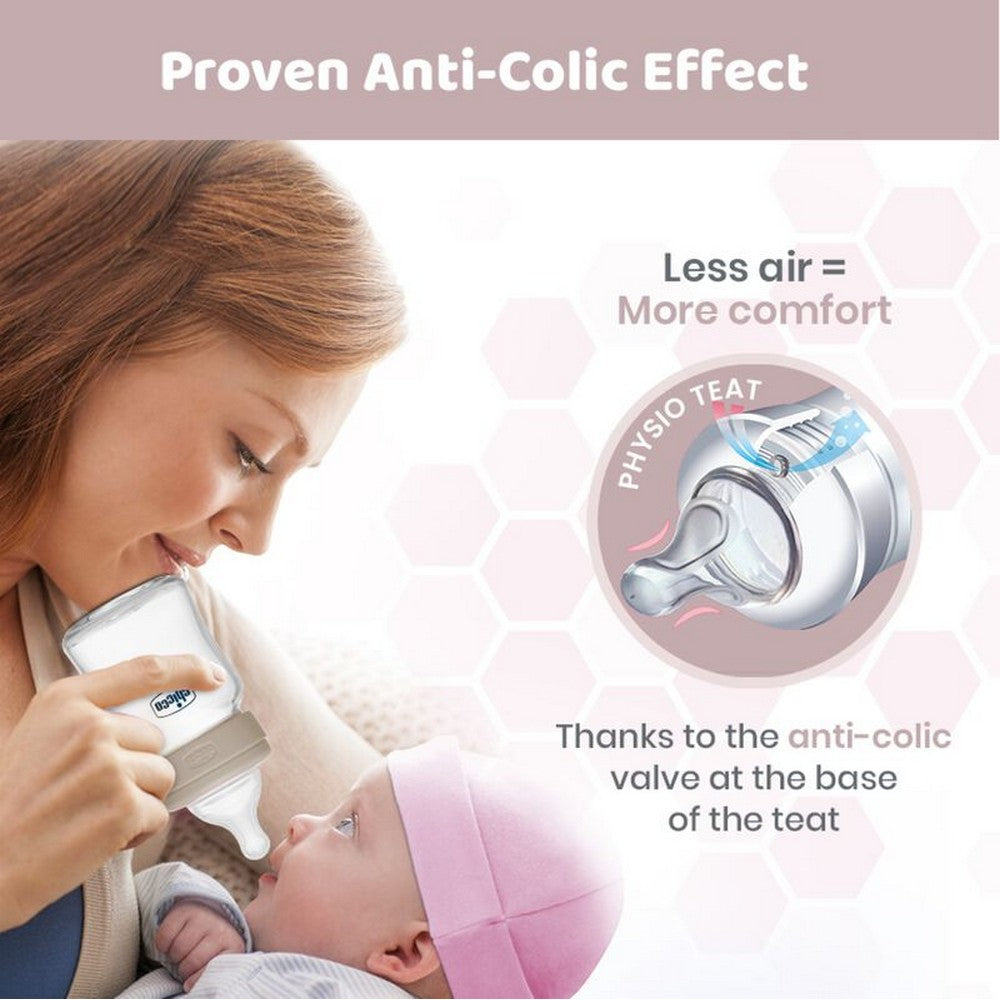 Slow Flow Well Being Glass Feeding Bottle- 120ml