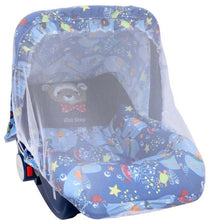 Load image into Gallery viewer, Blue Sea Creatures Theme Carry Cot With Back Storage
