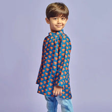 Load image into Gallery viewer, Blue Super Hero Printed Kurta
